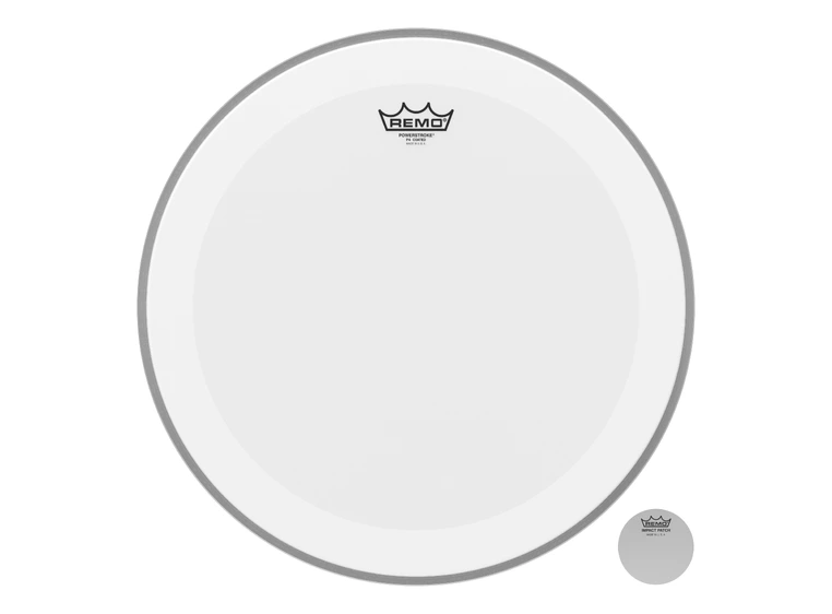 Remo P4-1118-C2 Powerstroke 4 Coated m/Slam Patch 18 Basstr 